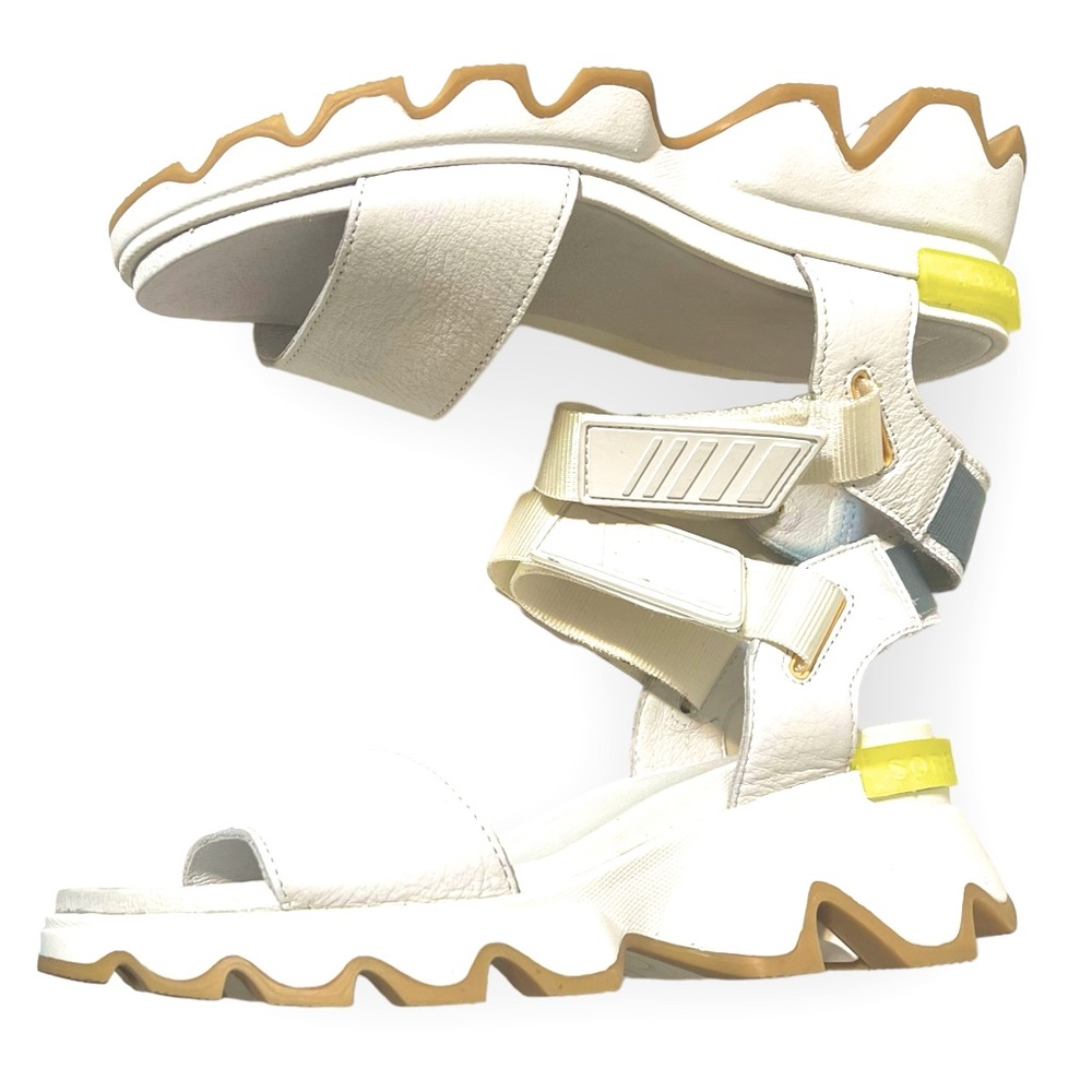 Sorel White Multicolor Wave Sandals - Picture 9 of 16